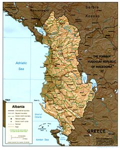 Arnavutluk coğrafyası