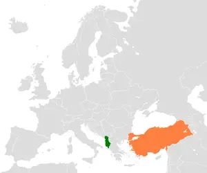 Arnavutluk-Türkiye ilişkileri