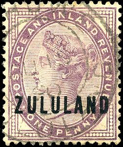 Zululand'in posta tarihi ve posta pulları