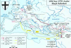 

1096'dan 1270'e kadar Haçlı Seferleri