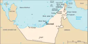 Birleşik Arap Emrilikleri'ndeki şehirler listesi