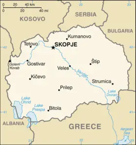 Makedonya Cumhuriyeti coğrafyası