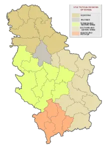 Sırbistan'ın istatistiksel bölgeleri
